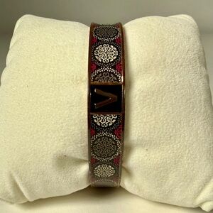 Vera Bradley Canterberry Magenta Bangle Bracelet